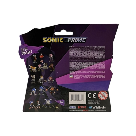 Sonic Prime Tails Rouge 2.5" figures 2-pack Netflix - Picture 3 of 6